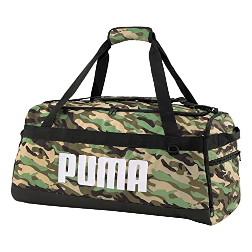 PUMA Challenger Duffel Bag M Sporttasche, Dusty Green-Granola-Camo Pack AOP, Einheitsgröße von PUMA