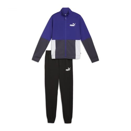 PUMA Colorblock Poly Suit cl B, Jungen Trainingsanzug, Lapis Lazuli, 676373 PUMA Colorblock Poly Suit cl B, Jungen Trainingsanzug, Lapis Lazuli, 676373 von PUMA