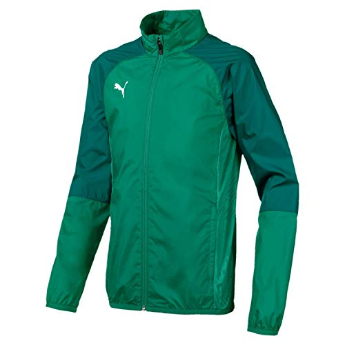 PUMA Cup Sideline WovenJKT CoreJr Trainingsjacke, Pepper Green-Alpine Green, 164 von PUMA