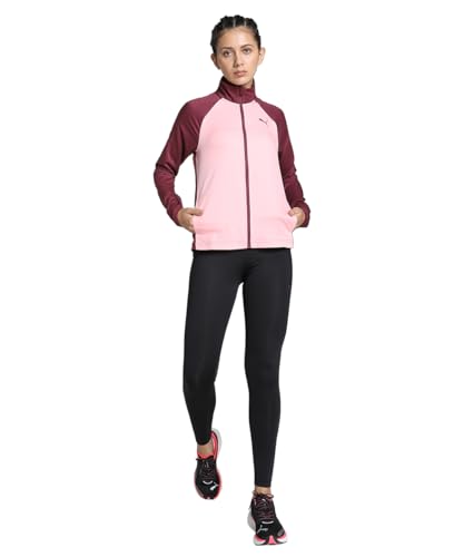 PUMA Damen Aktiver gewebter Anzug Trainingsanzug, Pfirsich-Smoothie, L von PUMA