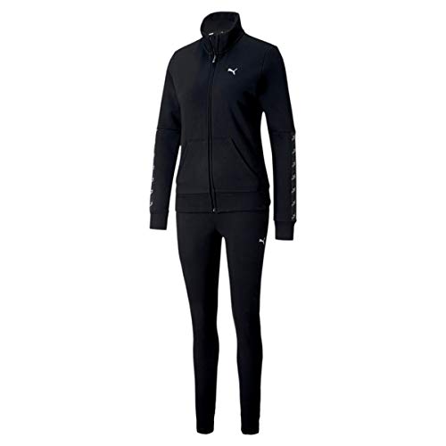 PUMA Damen Amplified Sweat Suit cl Trainingsanzug, Schwarz, L von PUMA