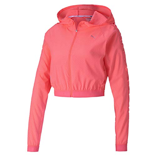 PUMA Damen Trainingsjacke Be Bold Woven, Ignite Pink, L, 518925 von PUMA