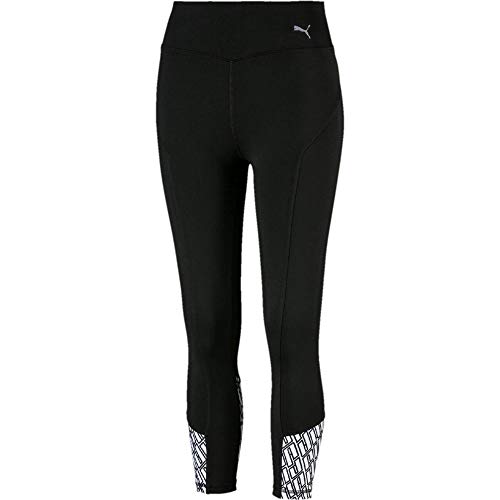 PUMA Damen Bold 3/4 Tight Leggings, Black-Graphic, M von PUMA