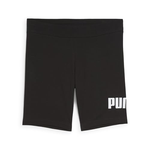 PUMA Damen ESS No. 1 Logo 7'' Short Leggings jogginghose damen, PUMA Black, PUMA Damen ESS No. 1 Logo 7'' Short Leggings jogginghose damen, PUMA Black, von PUMA