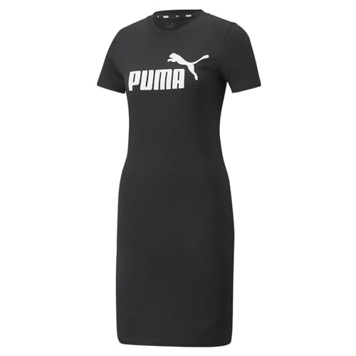 PUMA Damen ESS Slim Tee Dress Kleid, Black, XL PUMA Damen ESS Slim Tee Dress Kleid, Black, XL von PUMA