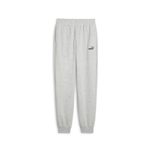 PUMA Damen ESS Small No. 1 Logo Comfort High-Waist Sweatpants TR cl Gestrickte Hosen, Light Gray Heather, PUMA Damen ESS Small No. 1 Logo Comfort High-Waist Sweatpants TR cl Gestrickte Hosen, Light Gray Heather, von PUMA