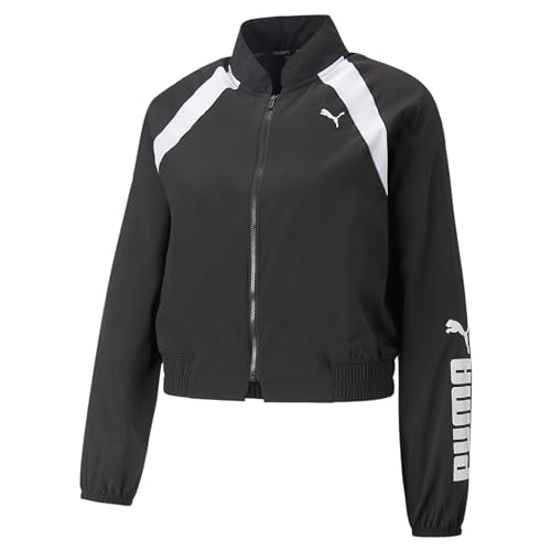 PUMA Damen Fit Woven Trainingsjacke MBlack von PUMA