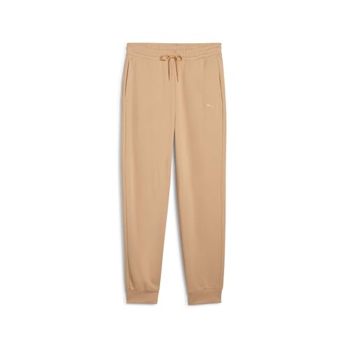 PUMA Damen HER Comfort High-Waist Sweatpants TR cl Gestrickte Hosen, Warm Beige, PUMA Damen HER Comfort High-Waist Sweatpants TR cl Gestrickte Hosen, Warm Beige, von PUMA