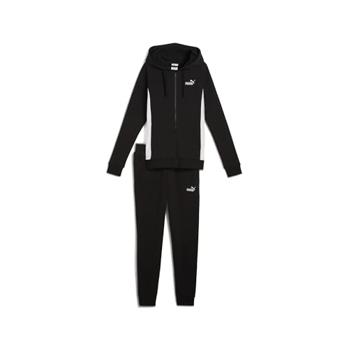 PUMA Damen Hooded Sweat Suit TR cl Gestrickte Anzüge, PUMA Black, PUMA Damen Hooded Sweat Suit TR cl Gestrickte Anzüge, PUMA Black, von PUMA