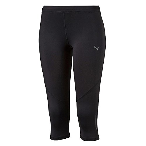 PUMA Damen Hose PR Pure 3/4 Tights, Black, L von PUMA