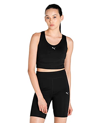 PUMA Damen Mid Impact All-in Lo Sport-BH, Schwarz, S PUMA Damen Mid Impact All-in Lo Sport-BH, Schwarz, S von PUMA