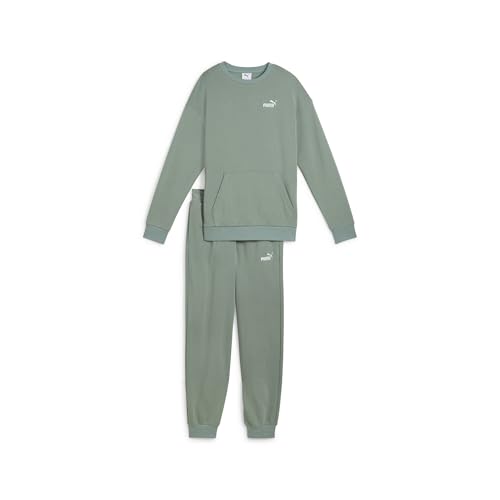 PUMA Damen Relaxed Sweat Suit TR cl Gestrickte Anzüge, Green Moon, von PUMA