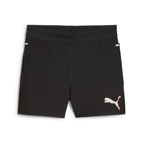 PUMA Damen Run 3” Ultraform Tight Biker-Shorts, Puma Black-fireglow, S EU von PUMA