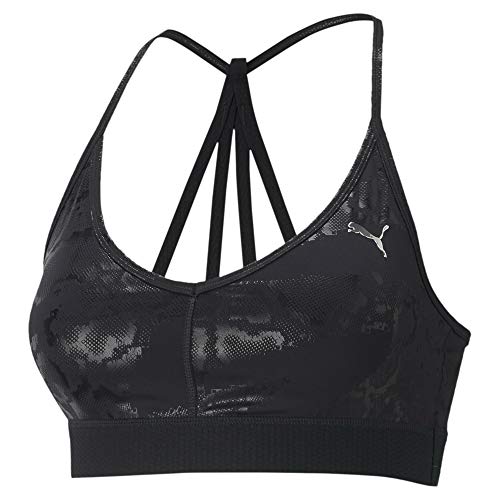 PUMA Damen TRAIN UNTMD LOW IMPACT BRA Sport Bh, Black, L PUMA Damen TRAIN UNTMD LOW IMPACT BRA Sport Bh, Black, L von PUMA