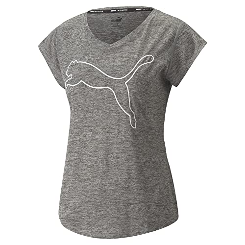 PUMA Damen Train Favorite Heather Funktionsshirt grau S PUMA Damen Train Favorite Heather Funktionsshirt grau S von PUMA