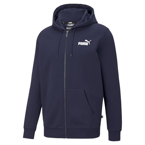 PUMA ESS Small Logo FZ Ho Jersey für Herren, Peacoat PUMA ESS Small Logo FZ Ho Jersey für Herren, Peacoat von PUMA