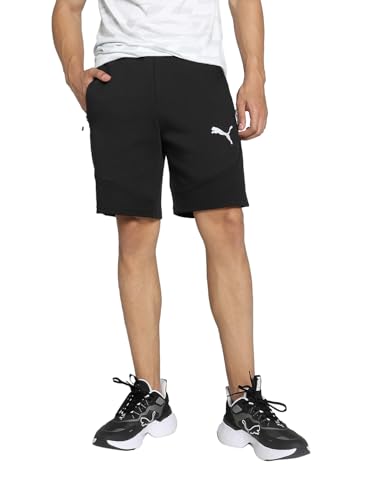 PUMA EVOSTRIPE Shorts 8'' DK, Unisex-Erwachsene Gestrickte Shorts, PUMA Black, 678996 von PUMA