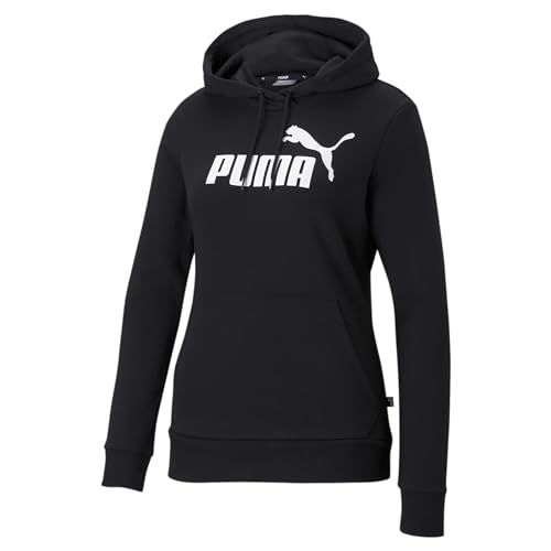 PUMA Damen Ess Logo Hoodie Tr Sweatshirt, Black, L PUMA Damen Ess Logo Hoodie Tr Sweatshirt, Black, L von PUMA