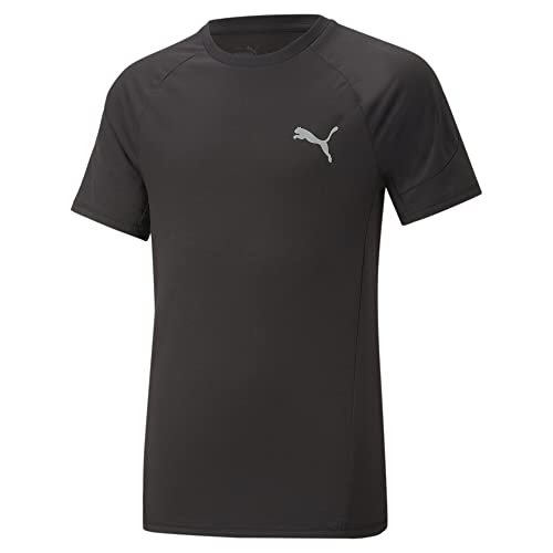 PUMA Unisex Evostripe Tee B T Shirt, Puma Schwarz, 164 EU PUMA Unisex Evostripe Tee B T Shirt, Puma Schwarz, 164 EU von PUMA