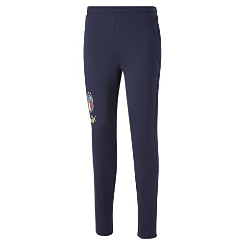 PUMA FIGC Italien Trainingshose Herren dunkelblau/weiß, L PUMA FIGC Italien Trainingshose Herren dunkelblau/weiß, L von PUMA