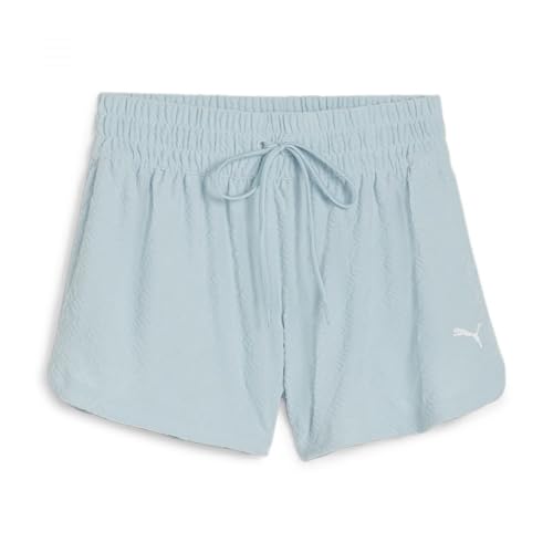 PUMA Unisex Fit Marken-Fleece-Shorts, 7,6 cm Strick Shorts, Türkis Surf, XL EU von PUMA