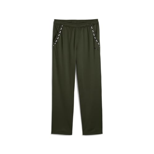 PUMA Unisex Fit Taped Pwrfleece Lite Jogger Gestrickte Hosen, Dark Olive, L EU PUMA Unisex Fit Taped Pwrfleece Lite Jogger Gestrickte Hosen, Dark Olive, L EU von PUMA