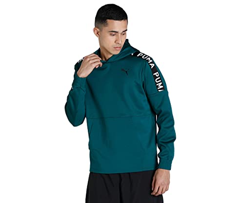 PUMA Fit Fleece Hoodie Pullover Herren, Größe:XXL, Farbe:Grün PUMA Fit Fleece Hoodie Pullover Herren, Größe:XXL, Farbe:Grün von PUMA