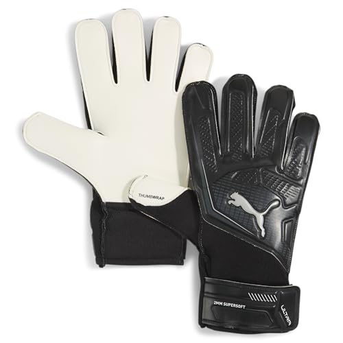 PUMA Fußball Individuelle Ultra, Herren/Unisex Handschuhe, PUMA Black-Puma Silver, 8 von PUMA