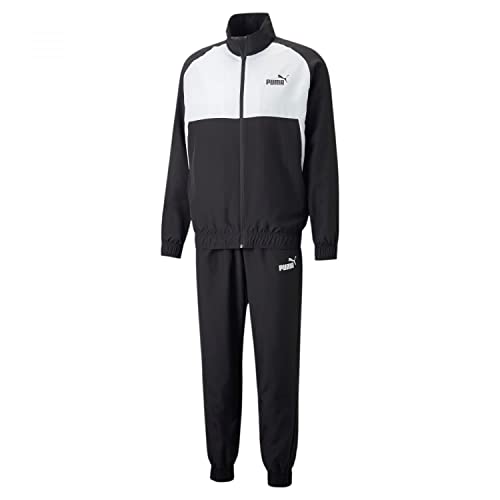 PUMA Woven Tracksuit Cl Trainingsanzug, Schwarz, S von PUMA