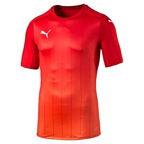 PUMA Herren ACTV Thermo-R Shortsleeved Shirt Hose, red, M PUMA Herren ACTV Thermo-R Shortsleeved Shirt Hose, red, M von PUMA