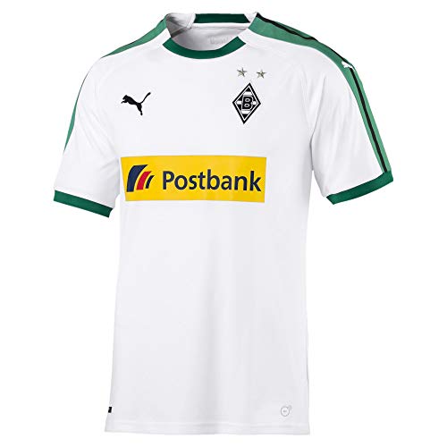 PUMA Herren BMG Home Replica with Sponsor Logo Trikot, White, M von PUMA