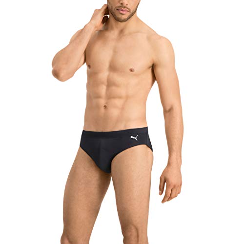 PUMA Herren Badehose Active Cat Logo Brief M, Black, M PUMA Herren Badehose Active Cat Logo Brief M, Black, M von PUMA