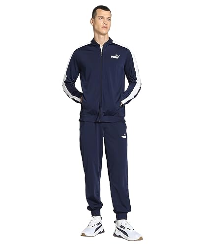 PUMA Herren Baseball Tricot Suit Trainingsanzug, Marineblau, S PUMA Herren Baseball Tricot Suit Trainingsanzug, Marineblau, S von PUMA
