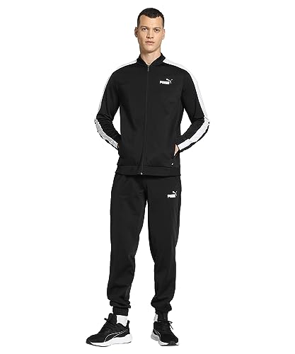 PUMA Herren Baseball Tricot Suit Trainingsanzug, Schwarz, L von PUMA