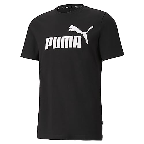 PUMA Herren Ess Logo Tee T shirt, Puma Black, XL EU von PUMA