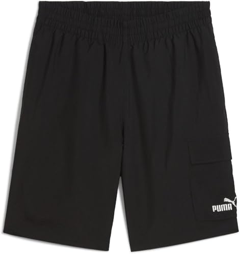 PUMA Herren ESS No. 1 Logo Woven Cargo Shorts 9" Gewebte Shorts, PUMA Black, PUMA Herren ESS No. 1 Logo Woven Cargo Shorts 9" Gewebte Shorts, PUMA Black, von PUMA