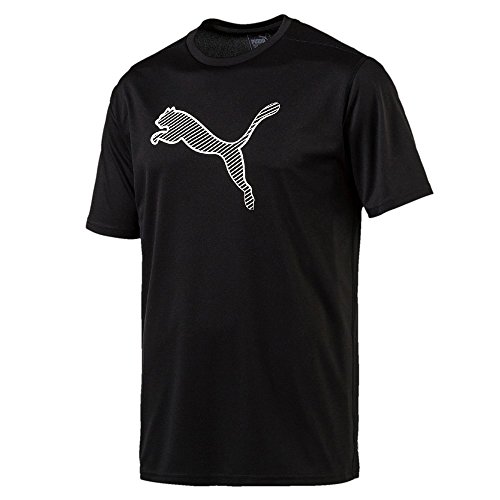 PUMA Herren Essential Cat Tee T-Shirt, Black, M PUMA Herren Essential Cat Tee T-Shirt, Black, M von PUMA