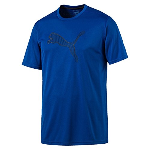 PUMA Herren Essential Cat Tee T-Shirt, True Blue, L PUMA Herren Essential Cat Tee T-Shirt, True Blue, L von PUMA
