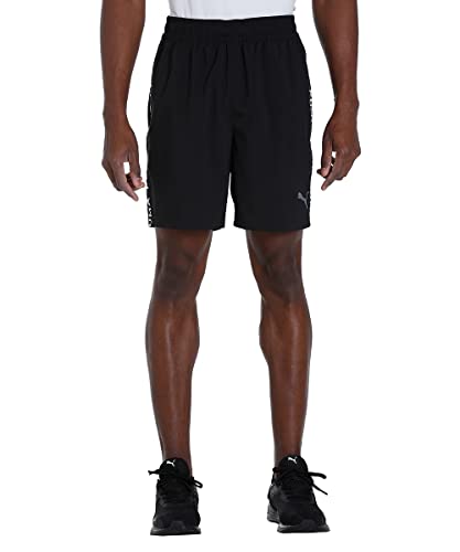 PUMA Herren Fit 17,8 cm Taped Woven Short Strick Schwarz, M PUMA Herren Fit 17,8 cm Taped Woven Short Strick Schwarz, M von PUMA