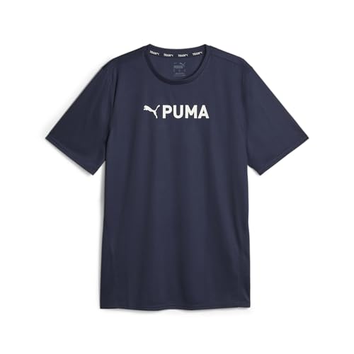 PUMA Herren Fit Ultrabreathe Tee T-Shirt, Marineblau, L von PUMA