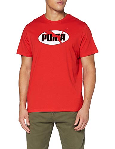PUMA Herren Flock Tee Unterhemd, rot, 2XL von PUMA