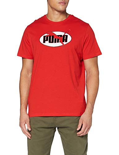 PUMA Herren Flock Tee Unterhemd, rot, M PUMA Herren Flock Tee Unterhemd, rot, M von PUMA