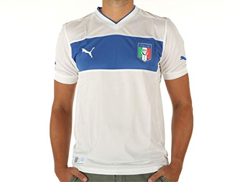 PUMA Herren Fußballtrikot Italia Away Replica, White, S, 740357 02 von PUMA