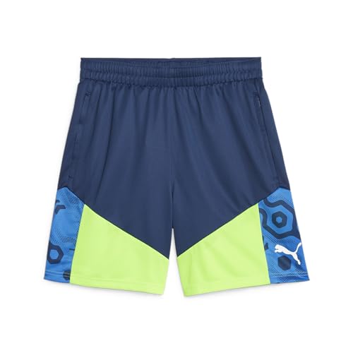 PUMA Herren Individualcup Shorts Strick, Persian Blue-Pro Grün, L von PUMA