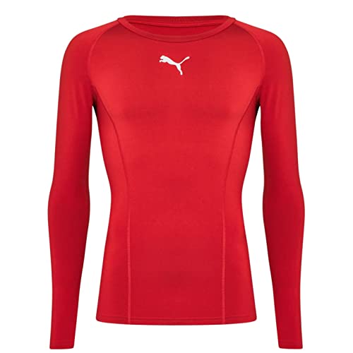 PUMA Herren Liga Baselayer Tee Ls Red T-Shirt, rot, XS von PUMA