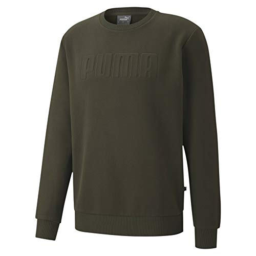 PUMA Herren Modern Basics Crew FL Sweatshirt, grün, S PUMA Herren Modern Basics Crew FL Sweatshirt, grün, S von PUMA