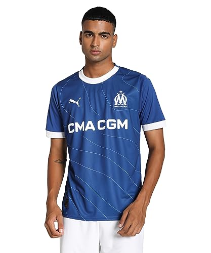 PUMA Herren Om Away Replica Jersey t-Shirt, blau, XXL von PUMA