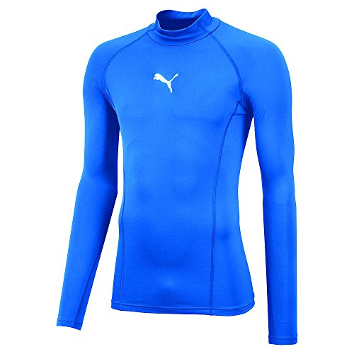 PUMA Herren Liga Baselayer Tee Ls Warm Shirt, Electric Blue Lemonade, S EU PUMA Herren Liga Baselayer Tee Ls Warm Shirt, Electric Blue Lemonade, S EU von PUMA