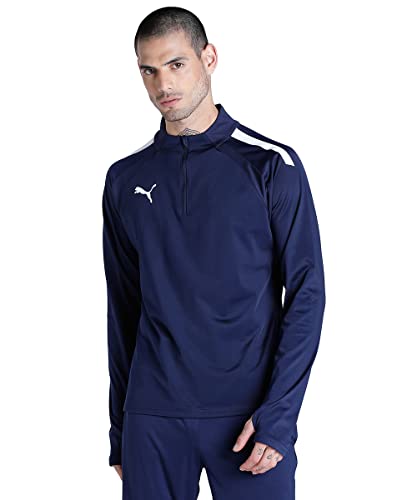 PUMA Herren Sweater, Peacoat-Puma White, L PUMA Herren Sweater, Peacoat-Puma White, L von PUMA