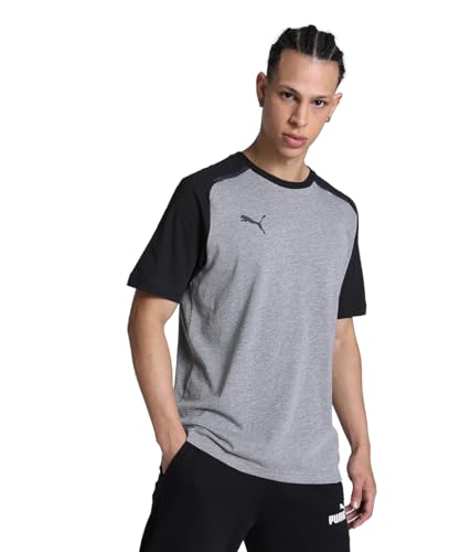 PUMA Herren Teamcup Casuals Tee T-Shirt, Mittelgraues Heather, XL PUMA Herren Teamcup Casuals Tee T-Shirt, Mittelgraues Heather, XL von PUMA